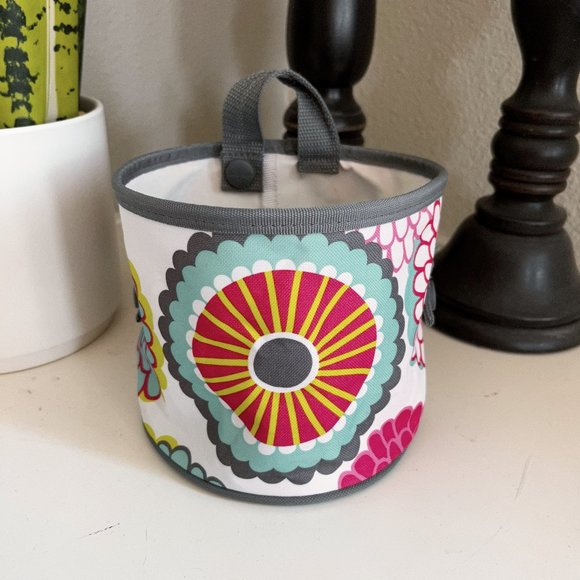 Thirty-one Oh Snap Bin in Bubble Bloom Floral Print - Picture 1 of 6